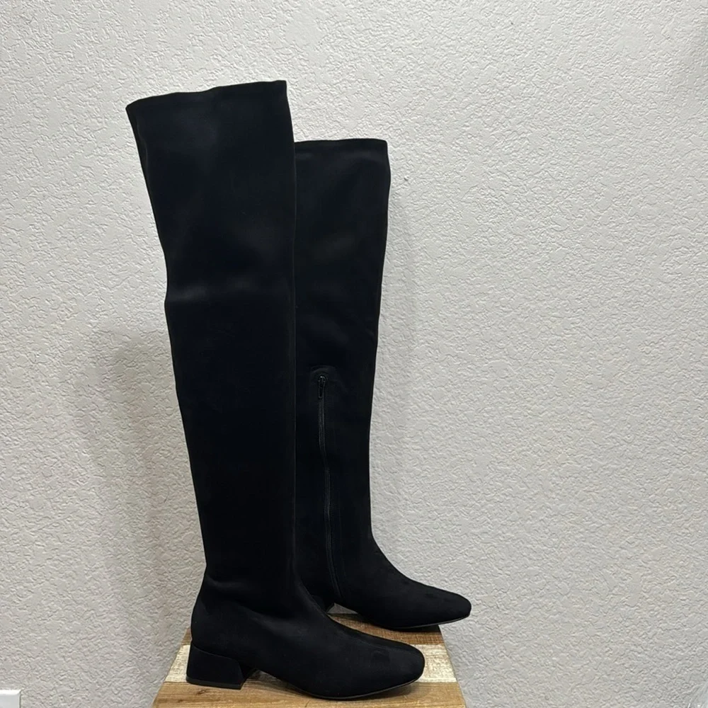Jeffrey Campbell Allured Over The Knee Sock Boot Size 7